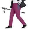 Little Donkey Andy Women's Fleece Lined Waterproof Softshell Pants Hiking Ski Snowboarding Pants Purple XS view 1
