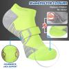 Hylaea Unisex No Show Athletic Running Socks Cushion Compression Low Cut Sports Socks for Gym Workout Tennis Walking Hiking Golf Cushion Tab X-Large view 3