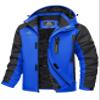 MAGCOMSEN Mens Snow Jacket Ski Waterproof Insulated Rain Coat Hood Winter Fleece Lined Warm Jacket Windbreaker Hiking Camping Blue, M view 1