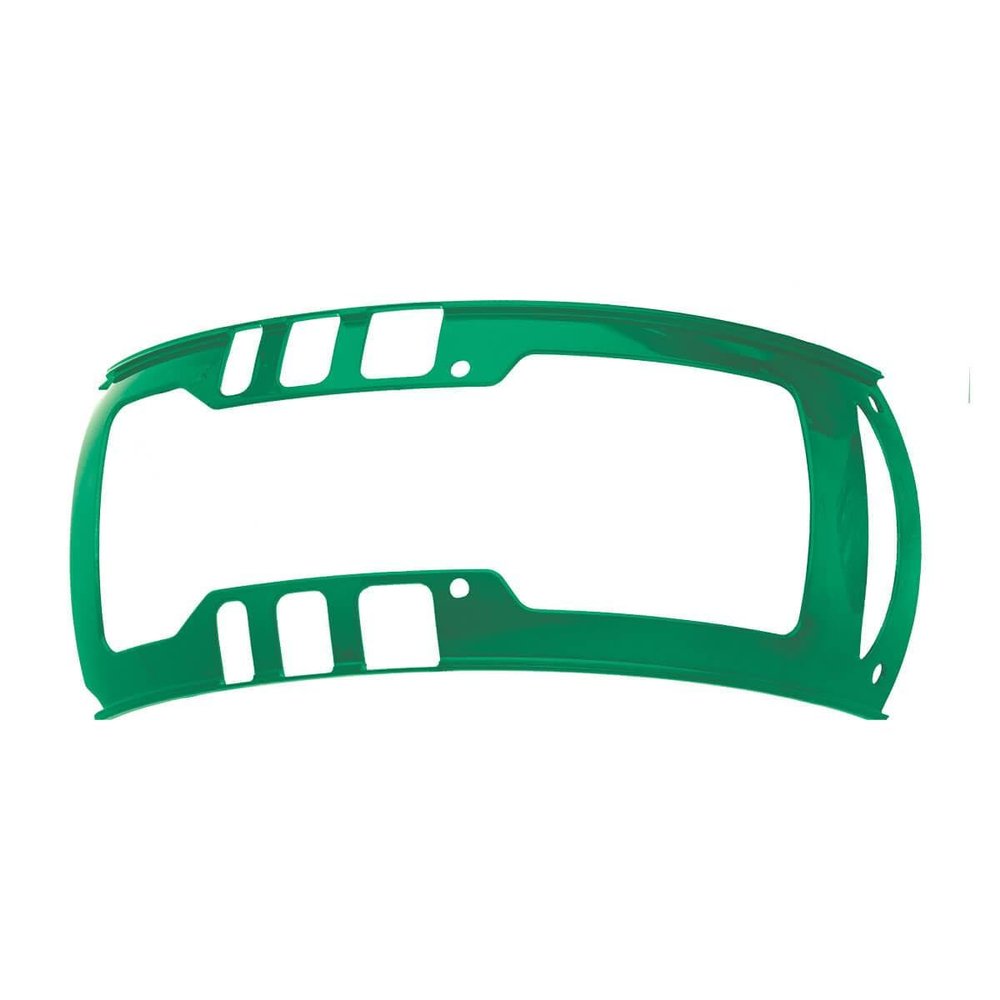 One K CCS Vent Stripe Rail L Kelly Green Gloss