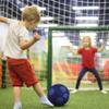 Nivia Home Play Football | Color: Blue | Size: 3 | Material: Polyvinyl Chloride (PVC) | Machine Stitched | 32 Panel | Hobby Playing Ball | Soccer Ball view 2