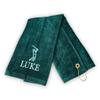 101 BEACH Personalized Men's Golf Bag Towel with Embroidered Name (Green - Embroidered Name Man) view 4