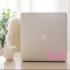 Pro-Graphx Delta Delta Delta Greek Sorority Sticker Decal, 2.5 Inches Tall, Pink view 4