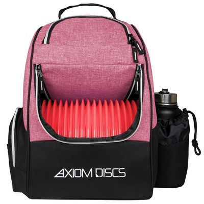 Axiom Discs Shuttle Disc Golf Backpack Bag (Heather Red)