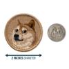 Doge (Shibe) Patrol Patch - 2" Diameter Round Embroidered Patch (Hook & Loop Fastener) view 2