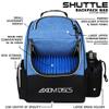 Axiom Discs Shuttle Disc Golf Backpack Bag (Heather Blue) view 2