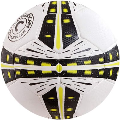 American Challenge Fusion Soccer Ball (White/Black - Lemon, 4)
