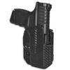 OWB Concealment IDPA - Outside The Waistband Holster - fits Springfield Hellcat (Carbon Fiber, Left) view 3