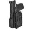 OWB Concealment IDPA - Outside The Waistband Holster - fits Springfield Hellcat (Carbon Fiber, Left) view 4