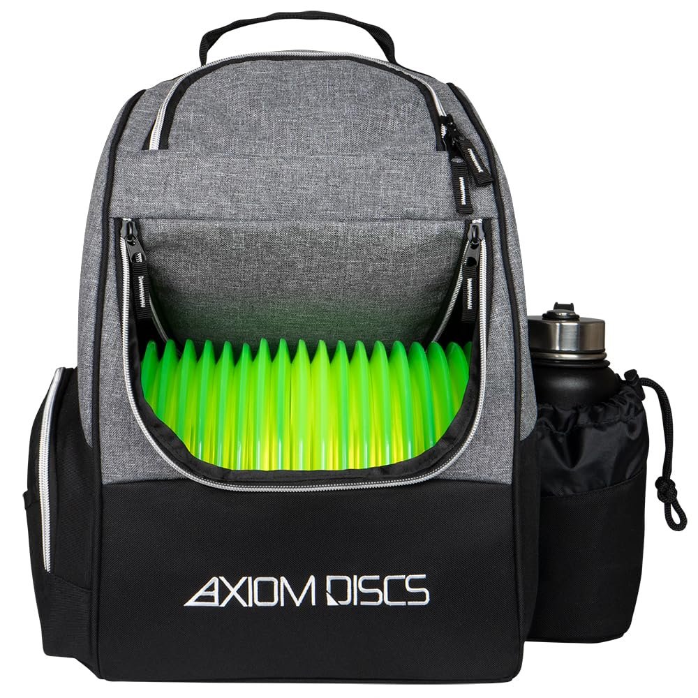 Axiom Discs Shuttle Disc Golf Backpack Bag (Heather Gray)