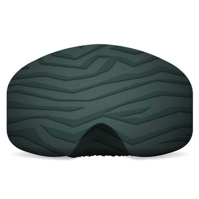 BLACKSTRAP Goggle Cover, Easy On, Easy Off Goggle Lens Protection, One Size Fits Most Goggles, 100% Upcycled Fabric, Zig Zag