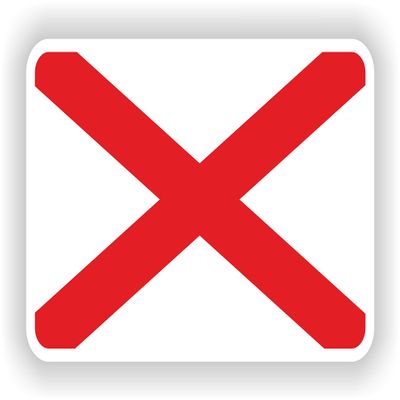 1x Alabama Flag Vinyl Waterproof Sticker - 5cm / 2inches