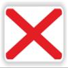 1x Alabama Flag Vinyl Waterproof Sticker - 5cm / 2inches view 1