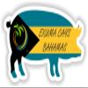 1x Exuma Cays Bahamas Pig Flag Vinyl Waterproof Sticker - 15cm / 5.9inches view 1