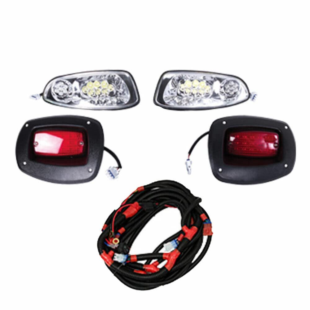 GTW Golf Cart Premium LED Light Kit Headlights/Taillights - EZGO RXV (08-15)