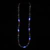 Sejati Environmental Trading Company, Inc. USA Patriotic Red White & Blue Beaded 32" Flashing Light Up Necklace view 3