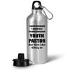 Appreciation Gifts for Youth Pastor Water Bottle Tumbler Portable Drinkware Funny Cute Gag - Bible Study Class Minister Faith Ministry Religious Organization Group Leader Idea - Freakin Awesome view 2