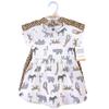Hudson Baby baby girls Cotton Dresses Casual Dress, Modern Pink Safari, 5T US view 2