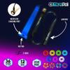 UltraPoi Digi LED Glow Stick  Rechargeable LED Poi Light Up Sticks with Rainbow Effects, Lanyards and Clips  Customizable Wearable Glowing Sticks for Weddings, Parties, Camping & Travels view 3