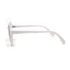 SA106 Girls Kids Size Kitty Cat Ear Round Plastic Circle Sunglasses White view 3