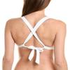 La Blanca Women's Standard Island Goddess Twist Front Crossback Swimsuit Top, White, 14 view 4