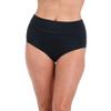 Maxine Of Hollywood womens Wide Band Full Swimsuit Bikini Bottoms, Black Solids, 18 Plus view 3