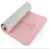 Non Slip, Pilates Fitness Mats, Eco Friendly, Anti-Tear 1/4" Thick Yoga Mats for Women, Exercise Mats for Home Workout with Carrying Sling (72"x24", Parfait Pink & Gray) view 1