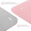 Non Slip, Pilates Fitness Mats, Eco Friendly, Anti-Tear 1/4" Thick Yoga Mats for Women, Exercise Mats for Home Workout with Carrying Sling (72"x24", Parfait Pink & Gray) view 2