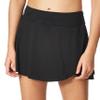 24th & Ocean womens Petal Skort Swimsuit Bikini Bottoms, Black Solid, 22 Plus view 1