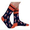AGRIMONY Funny Gaming Gamer Socks for Men Dad Women Teen Boys - Do Not Disturb Gaming Novelty Crazy Cool Silly Socks -Easter Fathers Valentines Christmas Birthday Gift Stocking Stuffers- Orange view 3