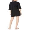 Maxine of Hollywood Women's Standard Kimono Tunic Swim Cover Up, Black, XL view 2