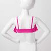 dPois Kids Girls Camisole Ruffled Bikini Top Bra Quick Dry Soft Flounce Swim Bra Rash Guard Swimsuit Clothes Rose_Red 3 view 4