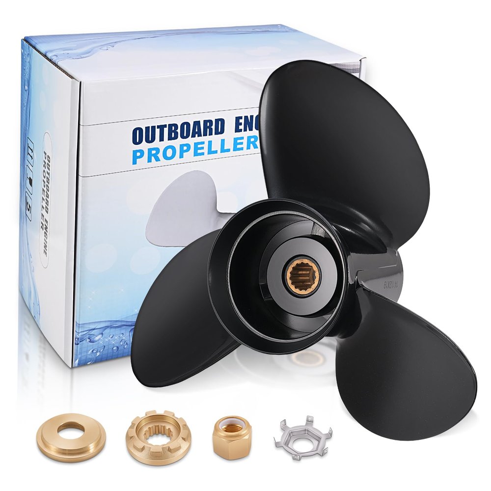 14 1/2 x 19 Pitch 48-832830A45 Aluminum Boat Propeller for Mercury Outboard Engine 135-300HP&Mercruiser Alpha One/Bravo One, 15 Spline Tooth, RH (Hub Kits Included)