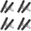 Alritz Bike Brake Pads Set, 4 Pairs Road Mountain Bicycle V-Brake Blocks Shoes with Hex Nut and Shims, No Noise No Skid, 70mm (Black) view 1