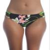 Trina Turk Women's Standard Shirred Side Hipster Pant Bikini Swimsuit Bottom, Multi//Moonlit Lotus, 4 view 1