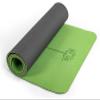 Yoga Mat Non Slip, Pilates Fitness Mats, Eco Friendly, Anti-Tear Yoga Mats for Women, 1/4" Exercise Mats for Home Workout with Carrying Sling Vibrant Green & Black view 1