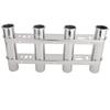NovelBee 316 Stainless Steel 4 Tubes Fishing Rod Holder for Boat Marine Kayak Yacht view 1