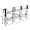 NovelBee 316 Stainless Steel 4 Tubes Fishing Rod Holder for Boat Marine Kayak Yacht view 2