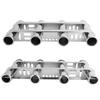 NovelBee 316 Stainless Steel 4 Tubes Fishing Rod Holder for Boat Marine Kayak Yacht view 3