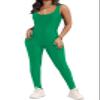OVIGILY Womens Spandex Tank Unitard Dance Bodysuits Workout Jumpsuit view 1