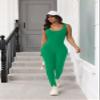 OVIGILY Womens Spandex Tank Unitard Dance Bodysuits Workout Jumpsuit view 2