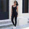 OVIGILY Womens Spandex Tank Unitard Dance Bodysuits Workout Jumpsuit view 2