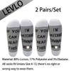 LEVLO Criminal TV Fans Inspired Gift If You Can Read This I'm Watching Criminal Cotton Socks Mother's Day Graduation Teacher Christmas Gifts(2 Pairs/Set - Ankle - 1) view 3