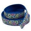 Country Brook Design - Bright Paisley Ribbon on Royal Blue Nylon Webbing (3/4 Inch, 20 Yards) view 4