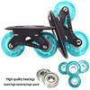 PowerRider Drift Skates Split Skateboard Portable Roller Skate Deck Freelinedrift High Rebound Skate Outdoor Sliding Teenager Adults Birthday Gift (Luminous) view 2