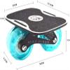 PowerRider Drift Skates Split Skateboard Portable Roller Skate Deck Freelinedrift High Rebound Skate Outdoor Sliding Teenager Adults Birthday Gift (Luminous) view 4