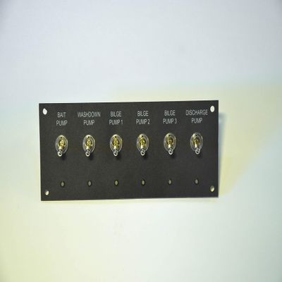 6 Toggle Switch Panel with Led Indicator