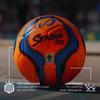 Senda Belem Training Futsal Ball, Fair Trade Certified, Orange/Blue/Grey/Black, Size 4 (Ages 13 & Up) view 2