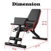 Zoogamo Multi-Use Full Body Training Sit Up Stretch Adjustable Weight Gym Bench Dumbbell Bench For Home Workout Fitness view 4
