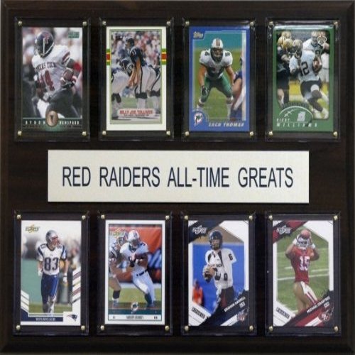 Game Over NCAA Football Texas Tech Red Raiders All-Time Greats Plaque